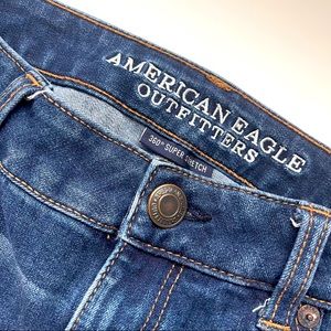 American Eagle 360 Super Stretch Denim Midi Shorts 🩳